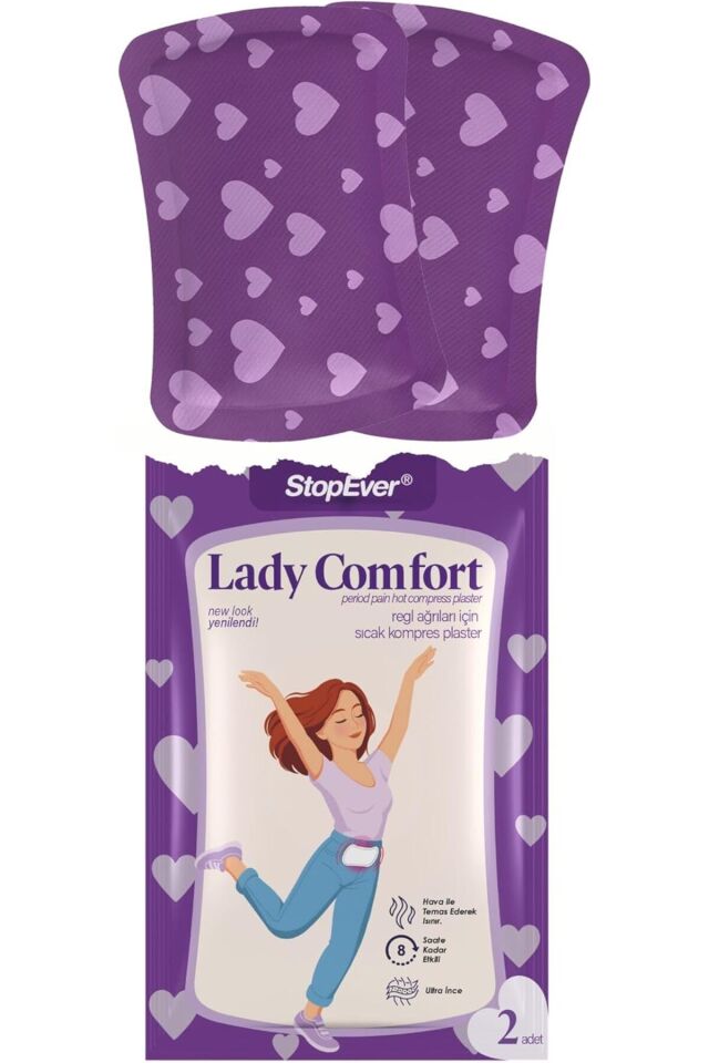 IboSell Stopever Lady Comfort Adet Ağrıları İçin Isıtıcı Ped (6 x 2 Adet) 1152208
