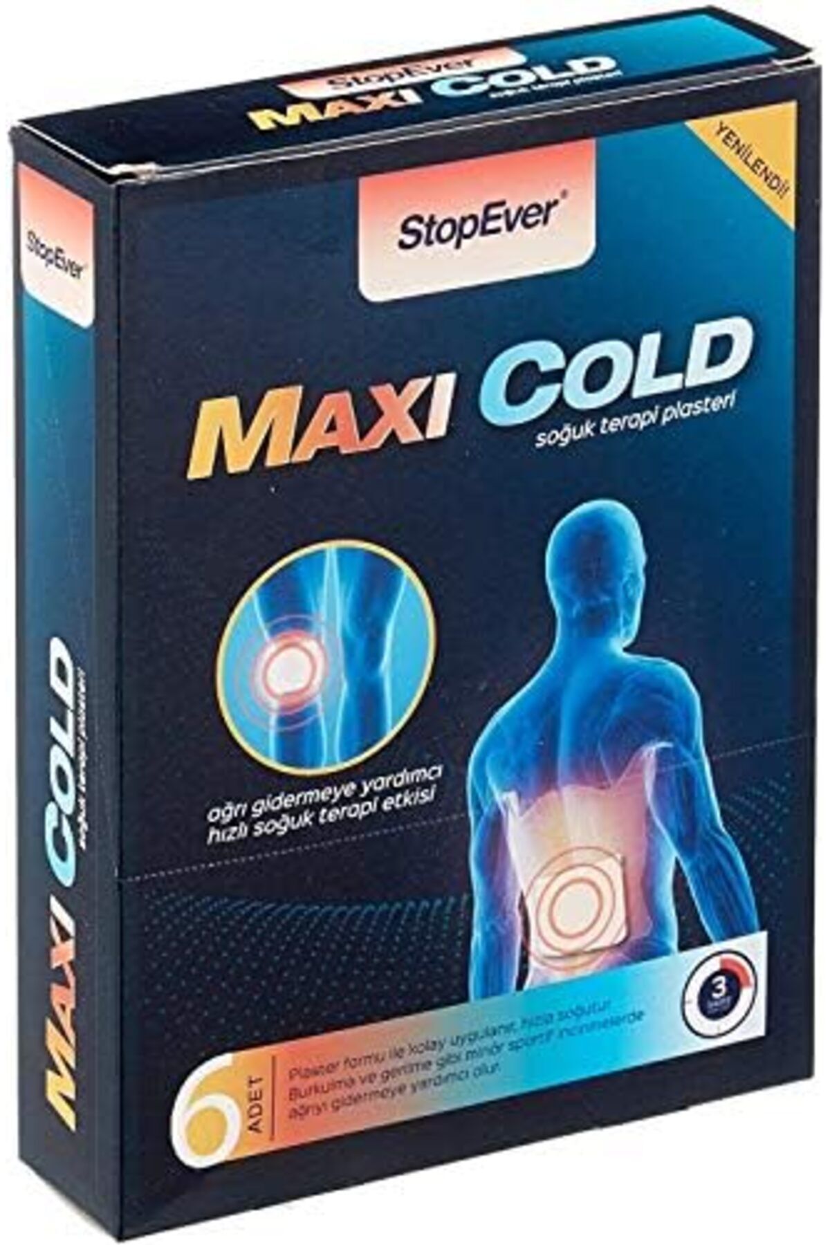 Stopever Maxi Cold Soğuk Terapi Plasteri (6 x 2 Adet) 1089604