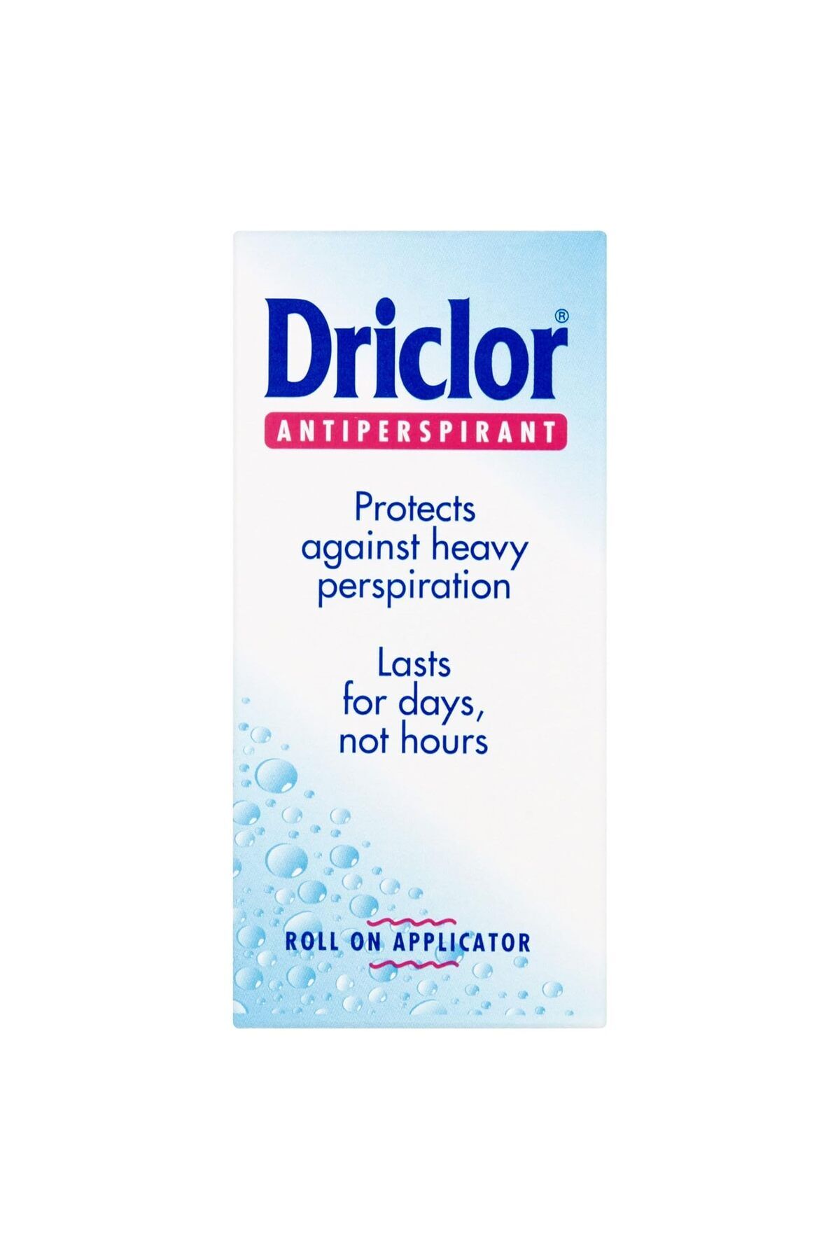 Driclor Roll- Antiperspirant 20 ml Erkek Kadın İçin Terlemeye Karşı Etkili Pudrasız Formül
