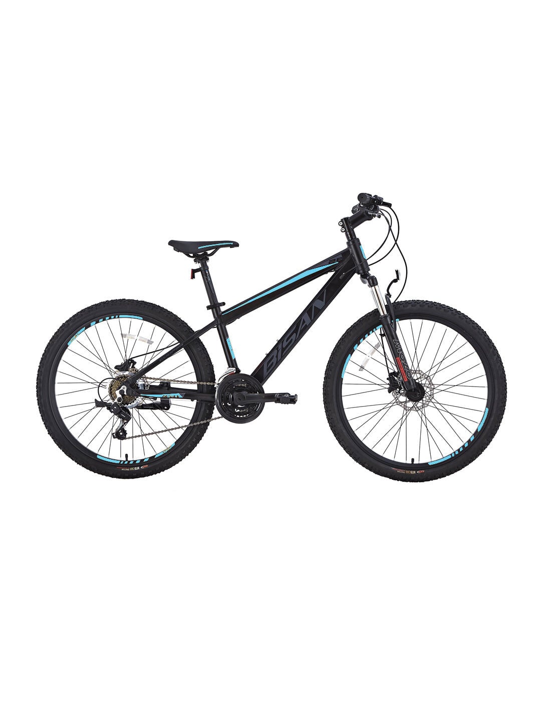 Bisan Cooper 26'' Hd-25 Ürün Rengi: Metalik Gri   Kadro: 35 Cm   Vites: 3x7 Vites   Tekerlek: 26''   Etiket Rengi: Siyah/mavi