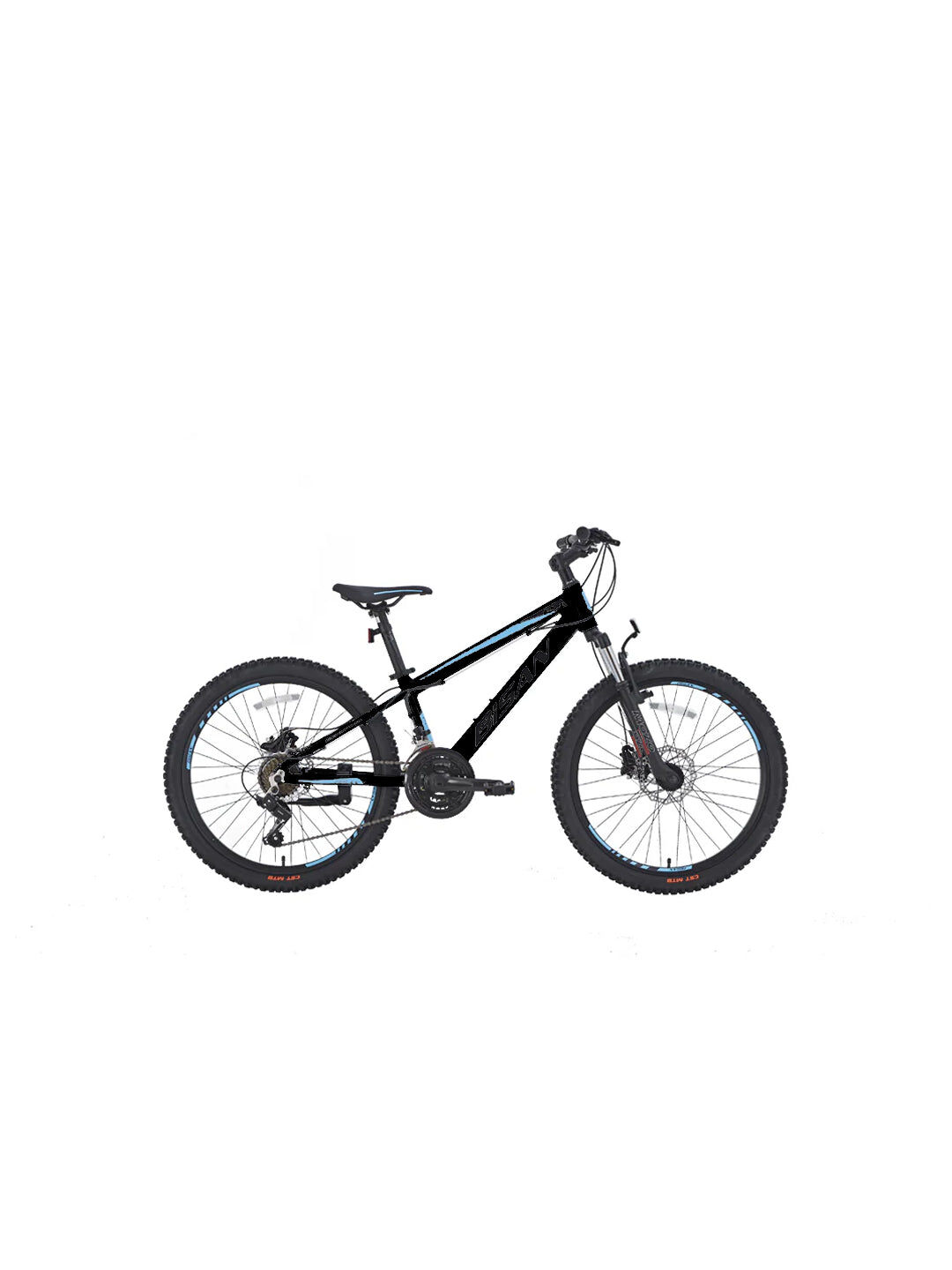 Bisan Cooper 24'' Hd-25 Ürün Rengi: Metalik Gri   Kadro: 30 Cm   Vites: 3x7 Vites   Tekerlek: 24''   Etiket Rengi: Siyah/mavi