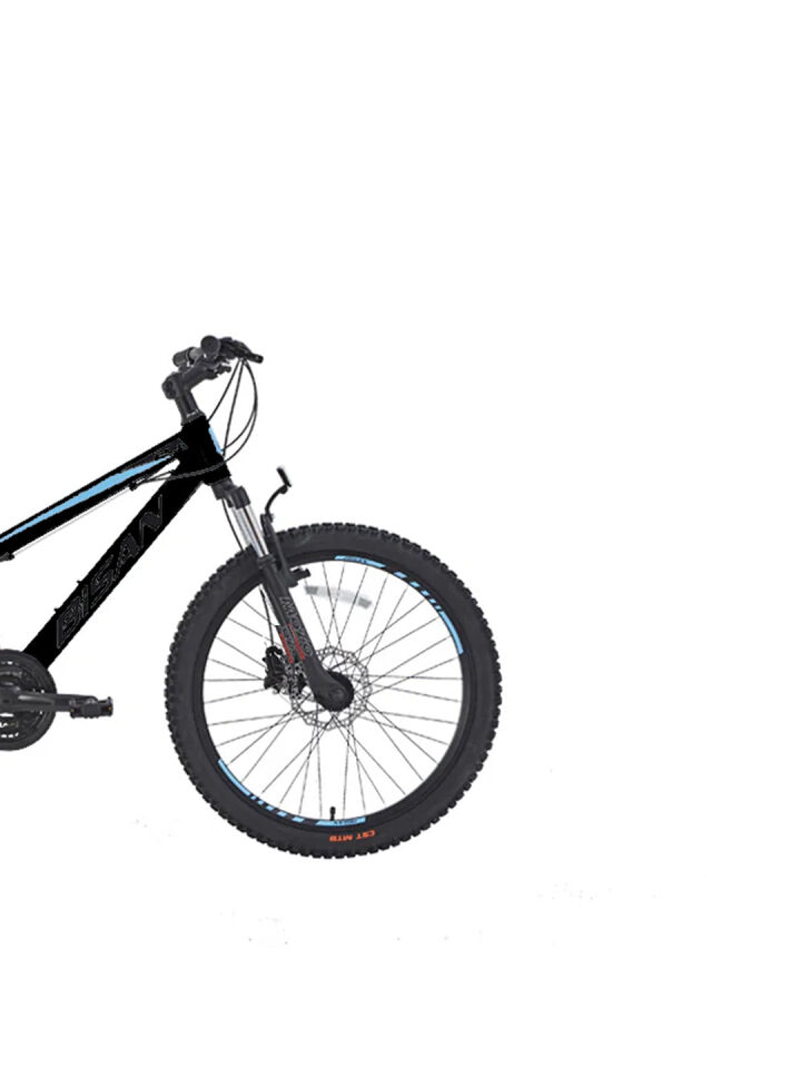 Bisan Cooper 24'' Hd-25 Ürün Rengi: Metalik Gri   Kadro: 30 Cm   Vites: 3x7 Vites   Tekerlek: 24''   Etiket Rengi: Siyah/mavi