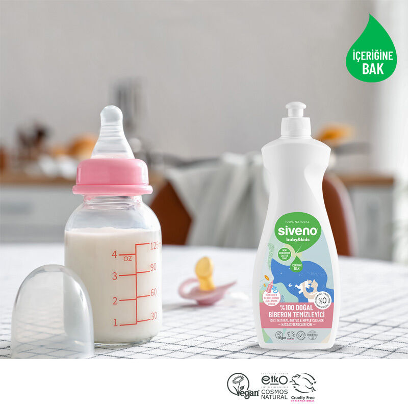 Siveno Baby Doğal Emzik ve Biberon Temizleyici 500 ml