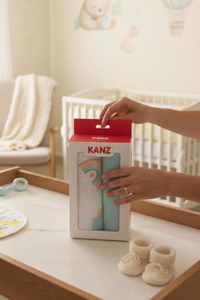 Kanz - Omuz Bezi Müslin 2 Li(knz-015) 152.01.0273.New-Rainbow-