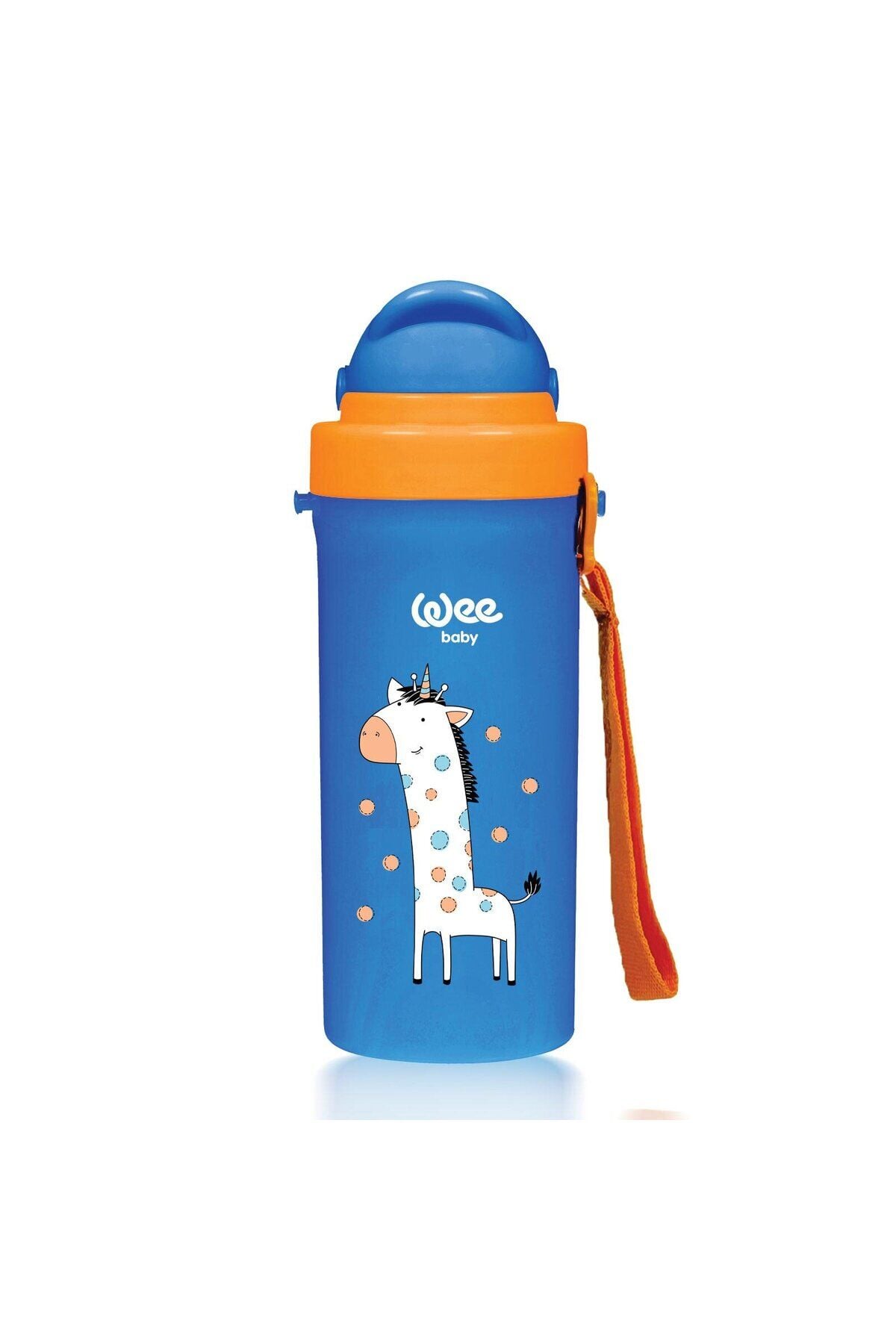 896 Wee Baby Pipetli Bardak Mavi 300 ml