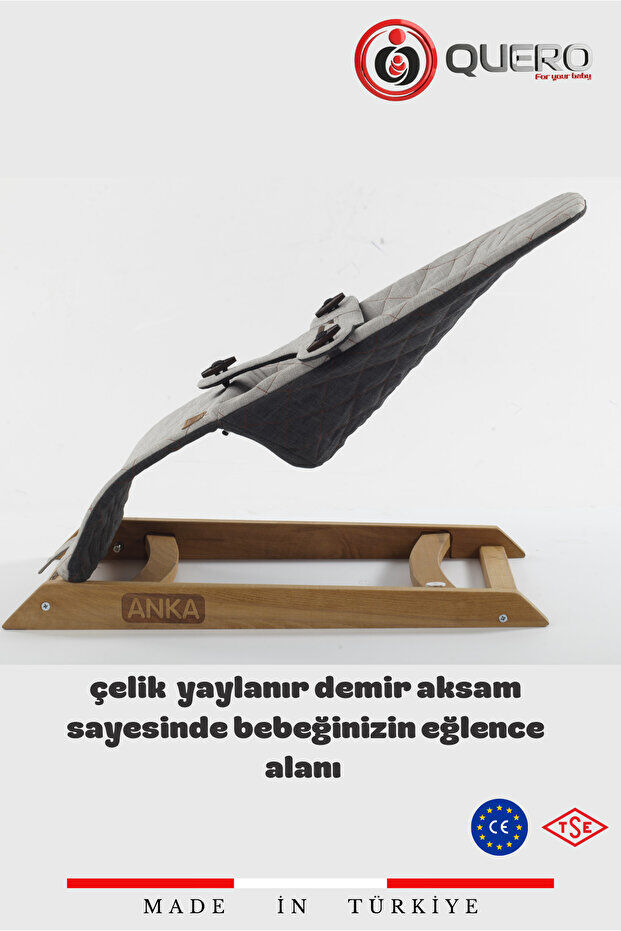 Quero Anka Çift Sallanır Ana Kucağı Gri Füme