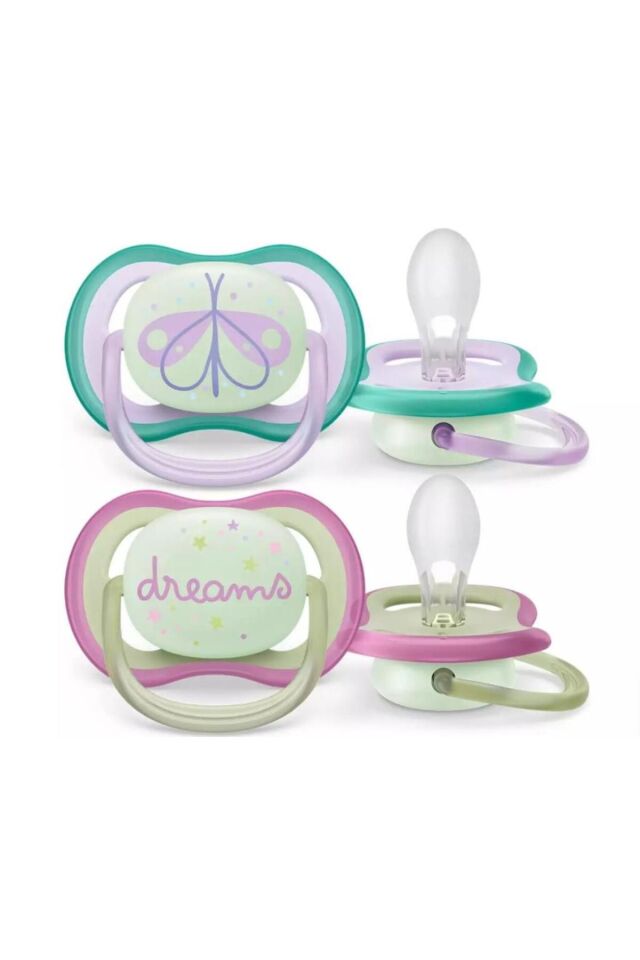 Nessiworld Philips Avent Ultra Air Gece Emzik 0-6 Ay Kız