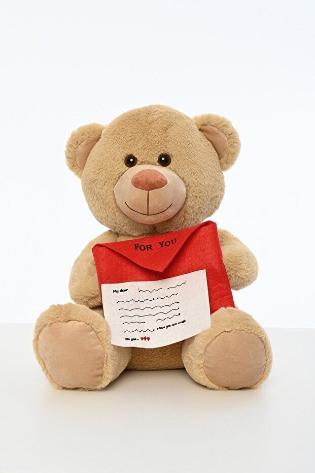 Pufu Toys 40 Cm Mektuplu  Ayıcık (32) 04014