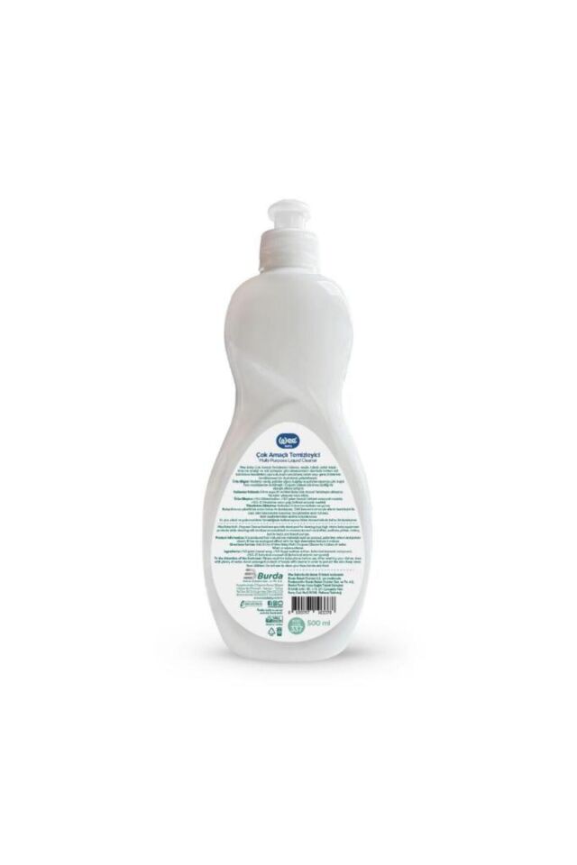 Çok Amaçlı Biberon ve Emzik Temizleyici Vegan 500 Ml (%100 Doğal Özlü)