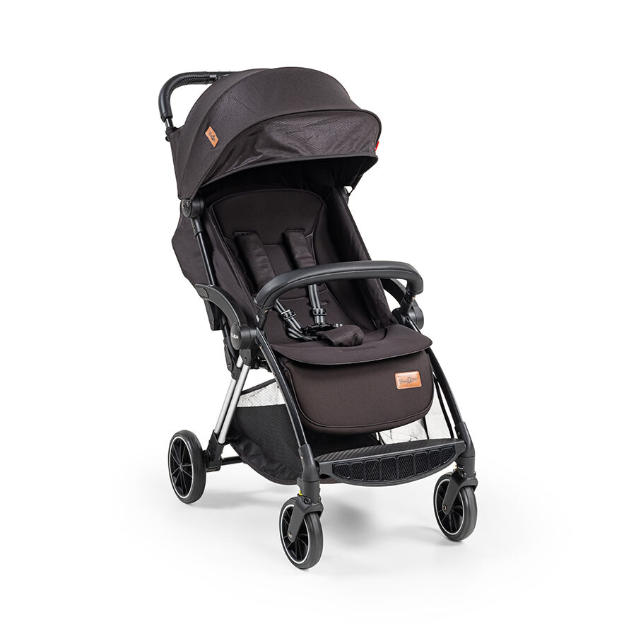 Baby2go 2416 Tulipa Kabin Boy Otomatik Katlanan Bebek Arabası Siyah