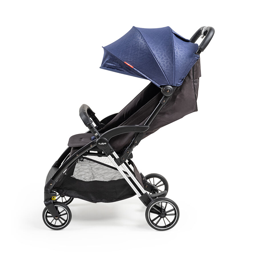 Baby2go 2416 Tulipa Kabin Boy Otomatik Katlanan Bebek Arabası Siyah