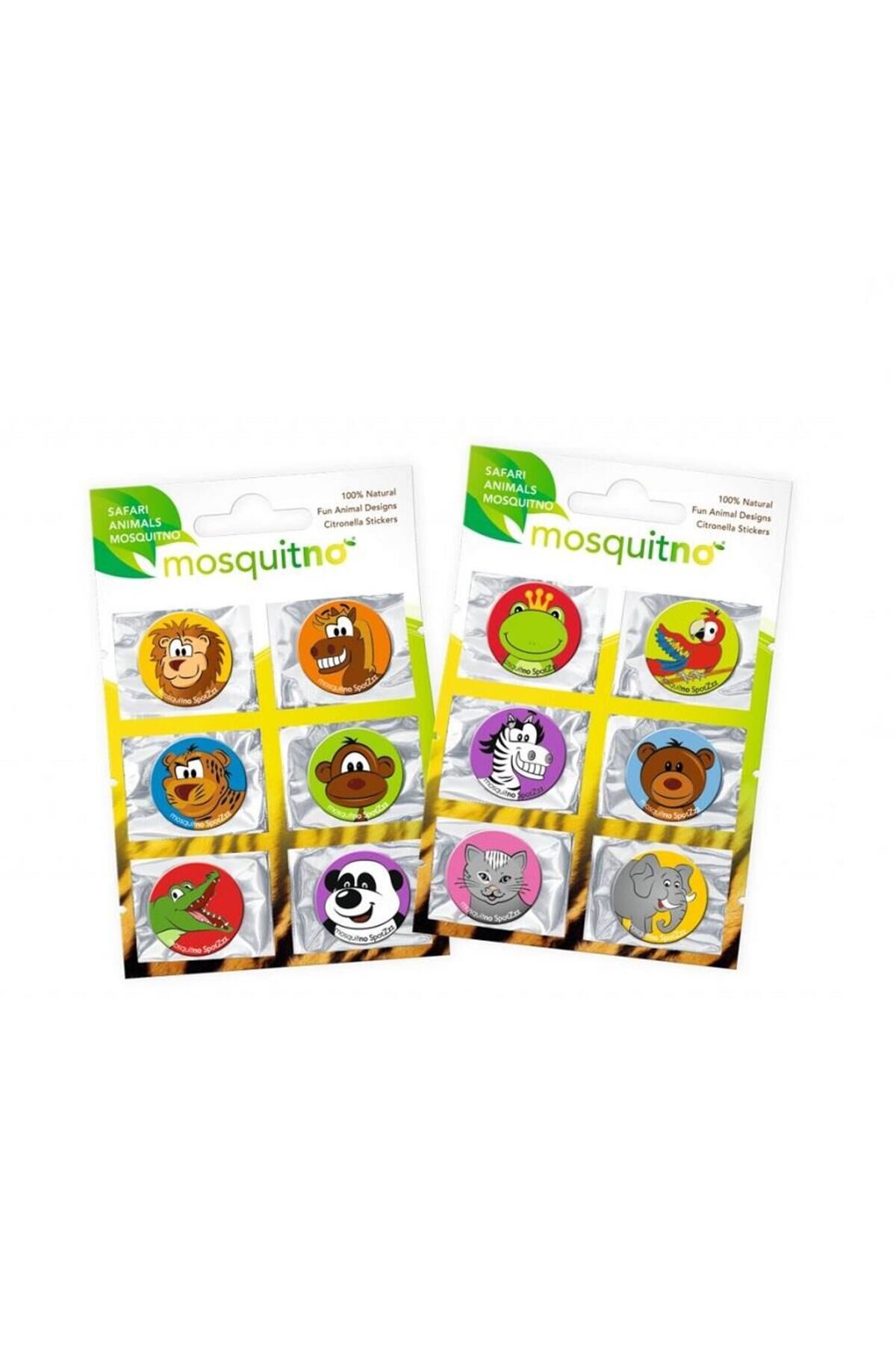 Safari Animals Citronella Stickers 6lı