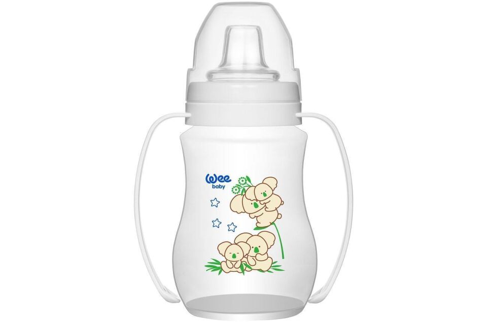 Wee Baby Akıtmaz Kulplu Bardak 250 Ml Kod : 754 Karma Renk