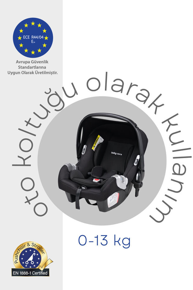 Baby Care Bc-370 Alfa Travel Sistem Bebek Arabas Bej