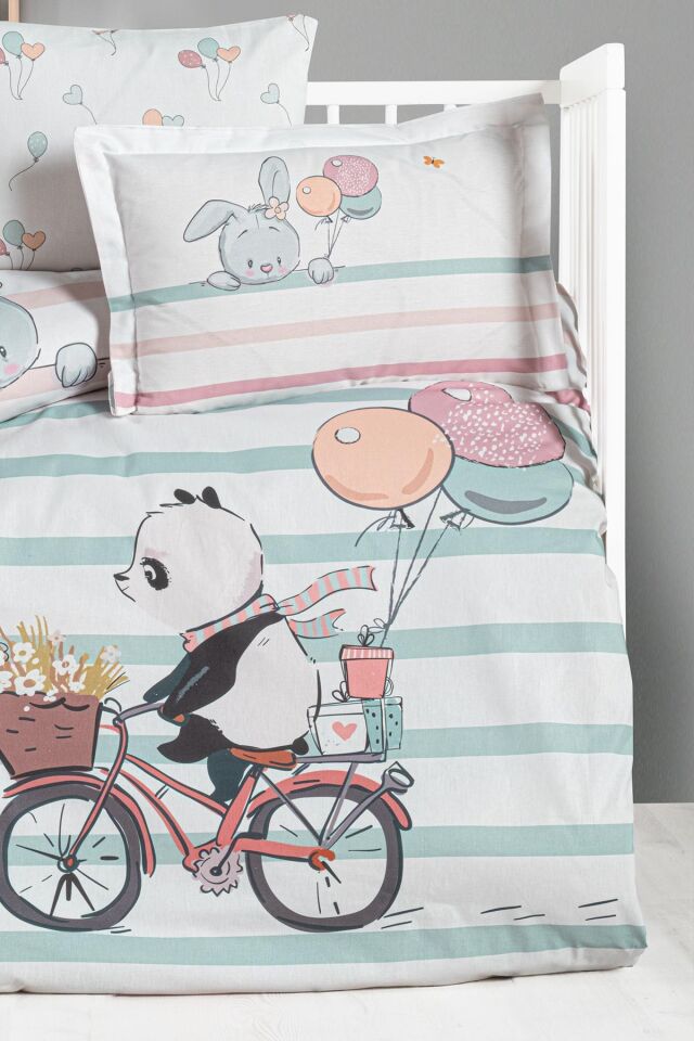 Kanz Lıtte Panda Bebek Nevresim Takımı