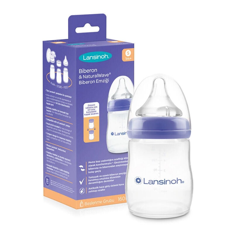 Lansinoh Natural Wave Biberon 160ml