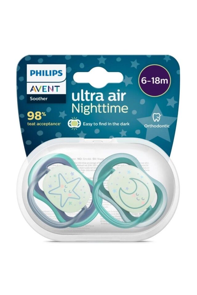 Philips Avent Scf376/13 Ultra Air Emzik 6-18 Ay (MAVİ)