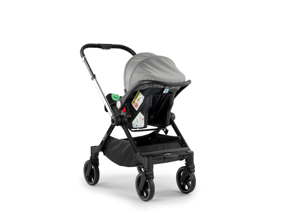 Baby2go Avian Akıllı  360 Teker Travel Sistem Bebek Arabası Gri Yeni Ürün