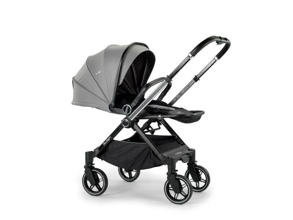 Baby2go Avian Akıllı  360 Teker Travel Sistem Bebek Arabası Gri Yeni Ürün