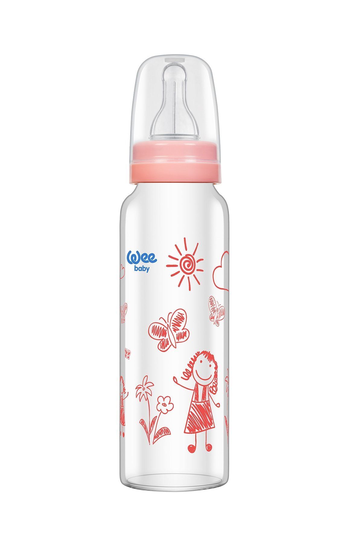 Isıya Dayanıklı Cam Biberon 240 ml
