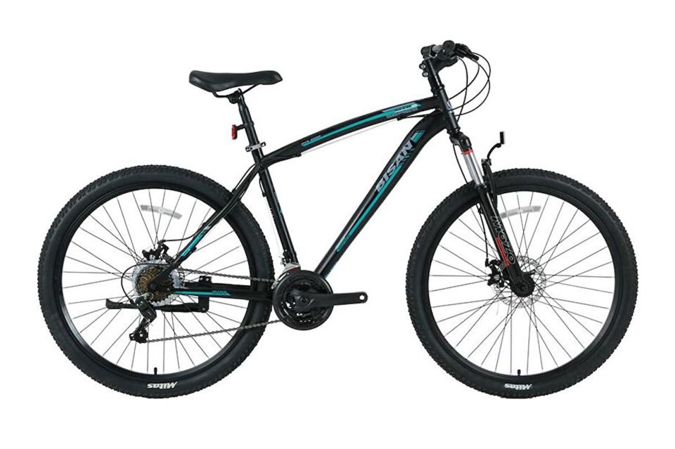Bisan Mts 4600 Md-23 Dağ Bisikletleri 19'' - 48 Cm 3X7 Vites 29'' Mat Siyah Etiket Rengi Yeşil