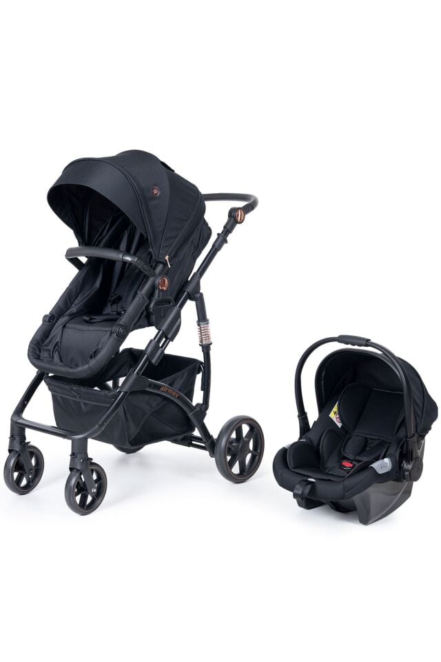 Sunny Baby 9034 Airmax Çift Yönlü Travel Sistem Bebek Arabası Siyah