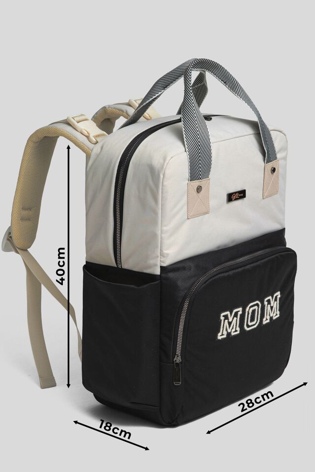 Baby2Go Go Bag Belinda Anne Bebek Bakım Çantası (Krem-Sıyah)