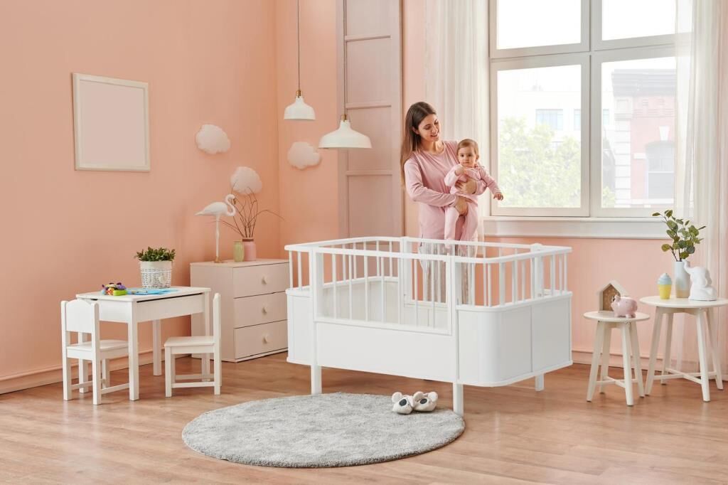 Bebbe Bella Büyüyen Beşik Karyola 80x130 Beşik ( Uzayan Karyola )