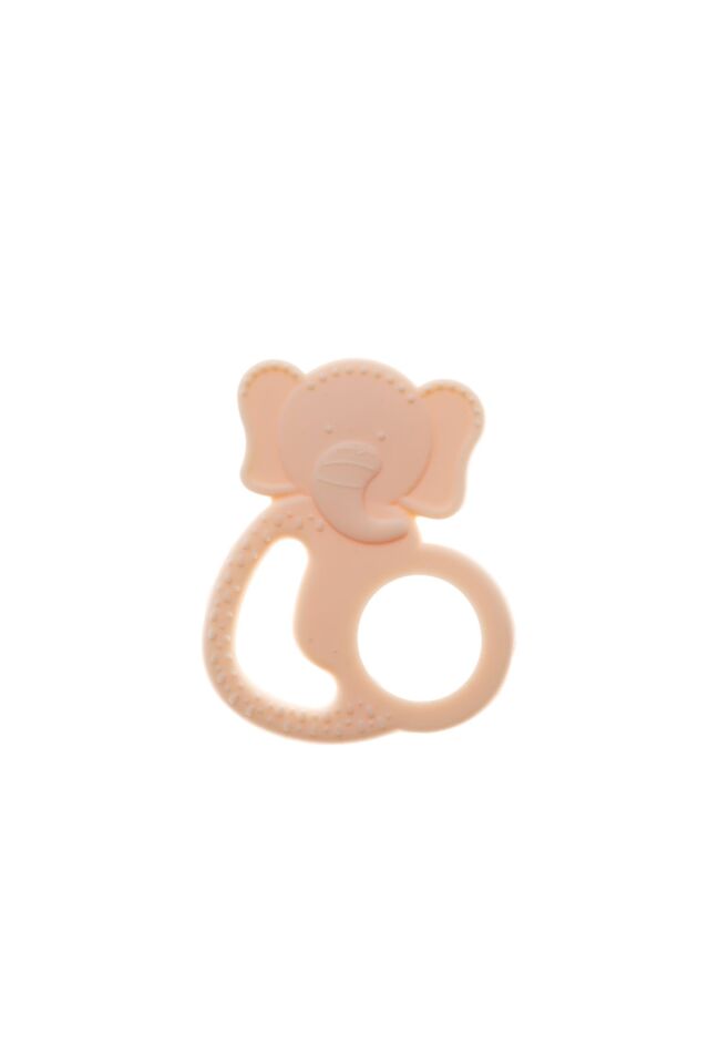 Babyjem  Silikon Fil Diş Kaşıyıcı Ekru 808